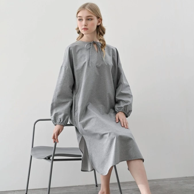 Sahara Dress Light Grey